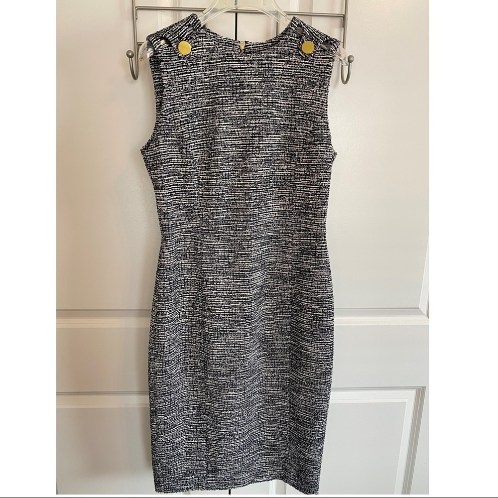Calvin Klein knit dress with full back zipper